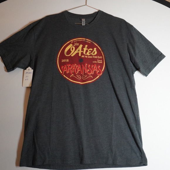 Next Level Apparel Other - John Oates Arkansas 2018 Tour Shirt Mens XL Charcoal Gray Band Tee Next Level